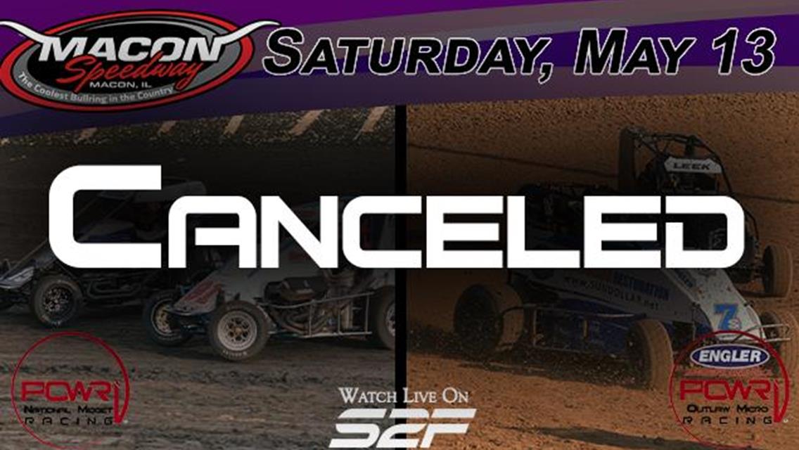 Macon Speedway POWRi Midget Saturday Show Canceled