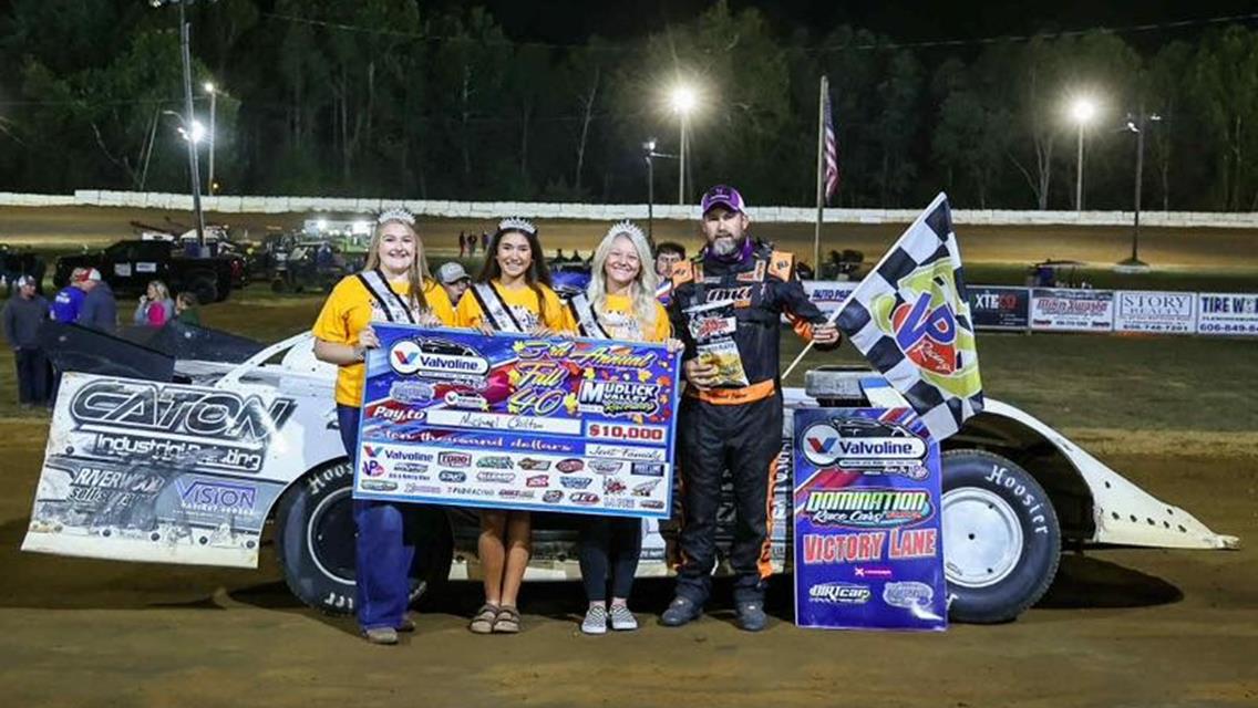 Michael Chilton won the third annual Fall 40 at Mudlick Valley Raceway on Saturday, October 4.