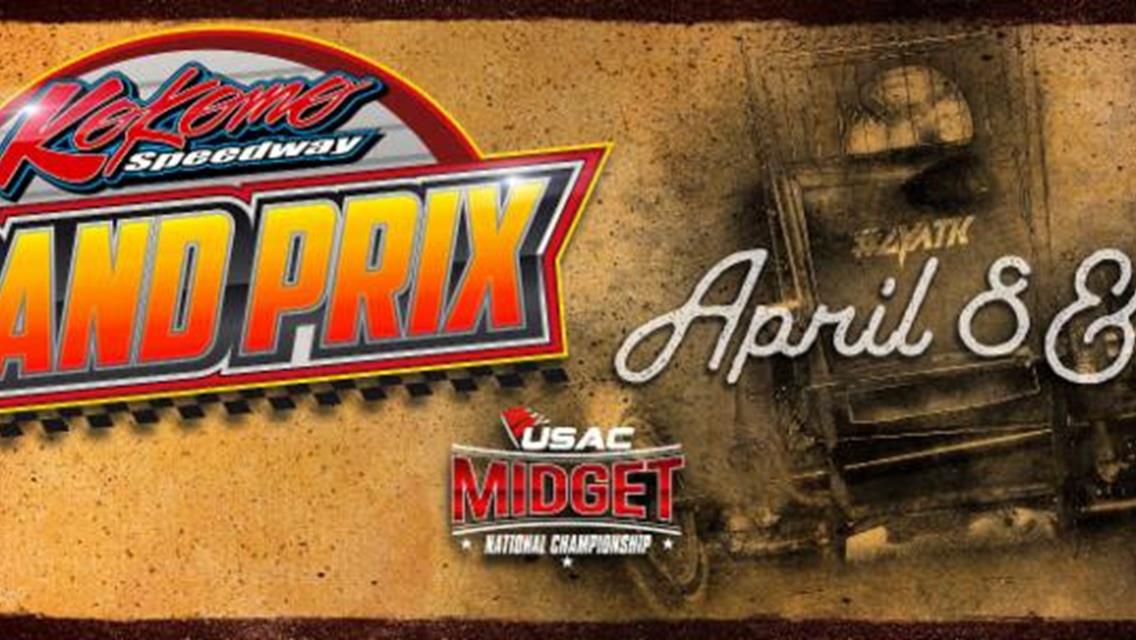 KOKOMO GRAND PRIX SHIFTS TO SATURDAY/SUNDAY SCHEDULE