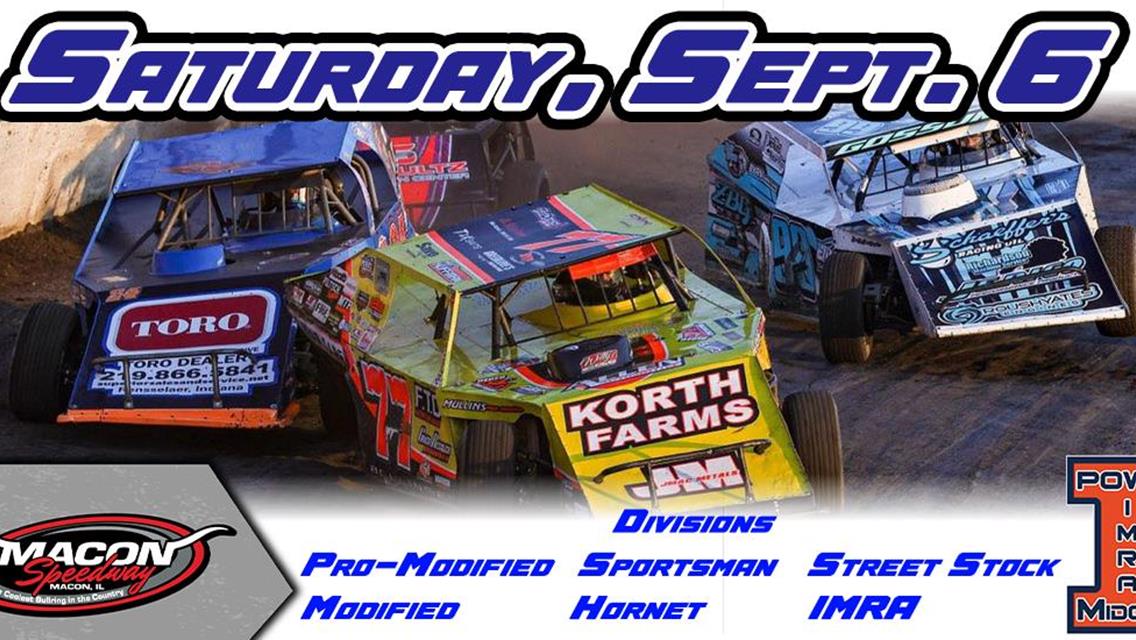September 6: Macon Speedway Weekly Racing
