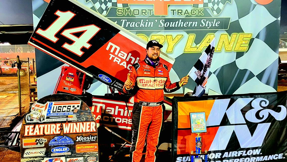 Chase Briscoe dashes to USCS Shootout at the Short Track finale victory at Talladega