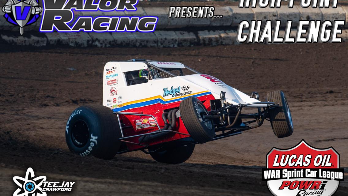 WAR SPRINTS TO INTRODUCE HIGH POINT CHALLENGE PRESENTED BY VALOR RACING!