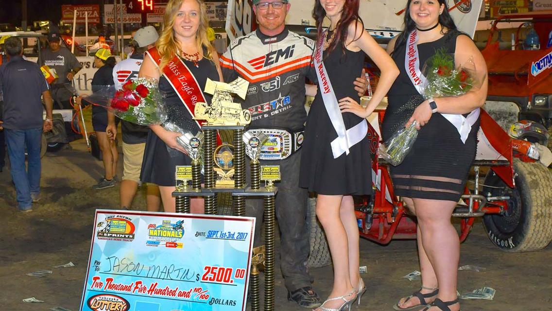Jason Martin is the 2017 RaceSaver IMCA Sprint Nationals Champion!