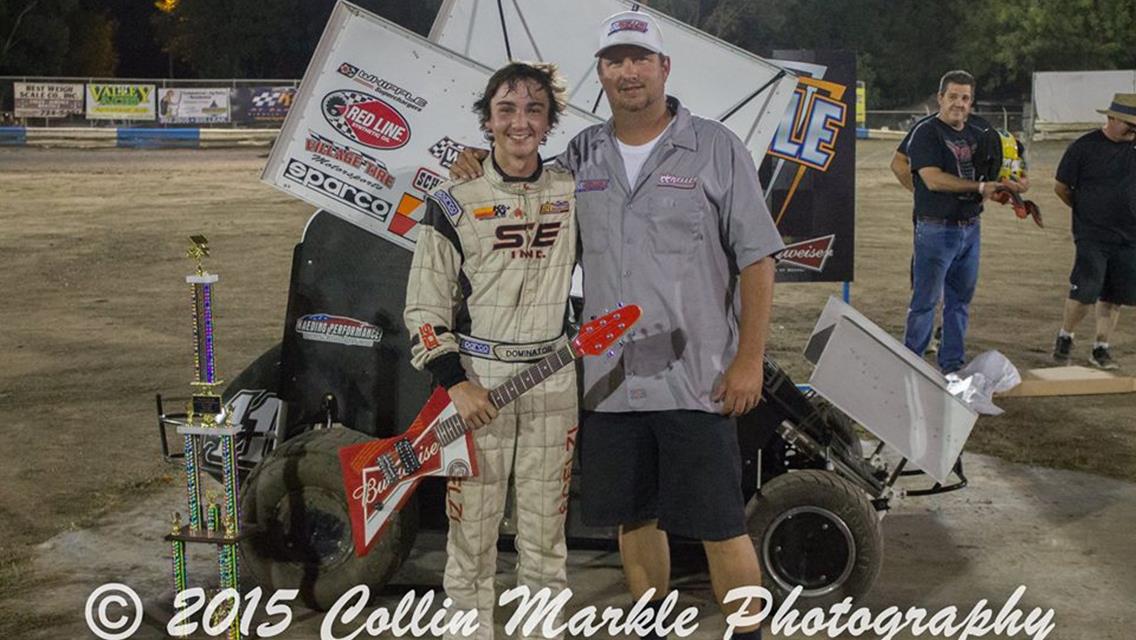 Giovanni Scelzi Uses Late-Race Pass to Win Budweiser Outlaw Nationals