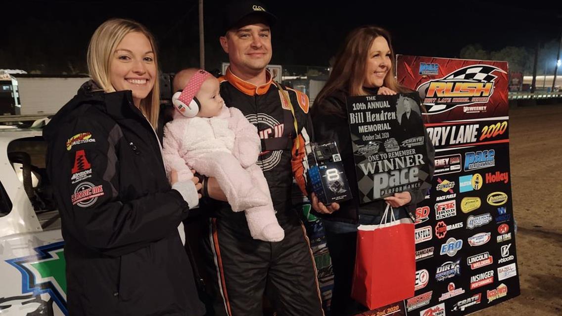 KYLE LUKON TOPS 41-CAR RUSH LATE MODEL TOUR FIELD FROM 8 STATES TO WIN NIGHT 1 OF “BILL HENDREN MEMORIAL” PRESENTED BY FK ROD ENDS &amp; PRO FAB AT PITTSB