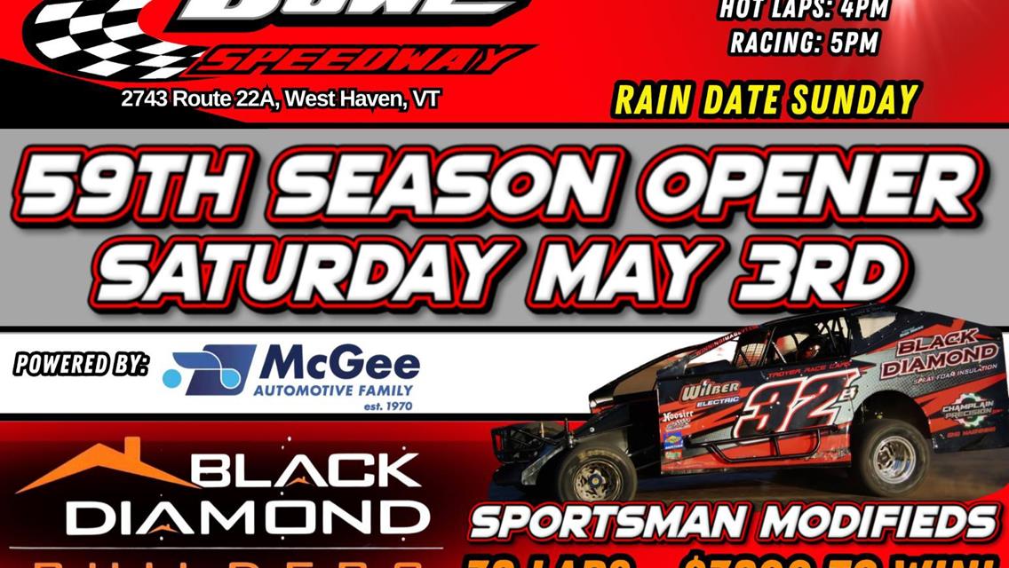 Devil’s Bowl Speedway Opener This Saturday;Matt Bilodeau Memorial Highlights Program Presented By Black Diamond Builders
