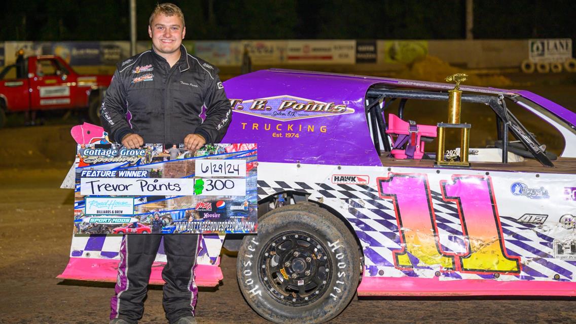 Henderson Wins Froggy 44; Towns, Points, Simmons, And Luckman Also Winners At Cottage Grove