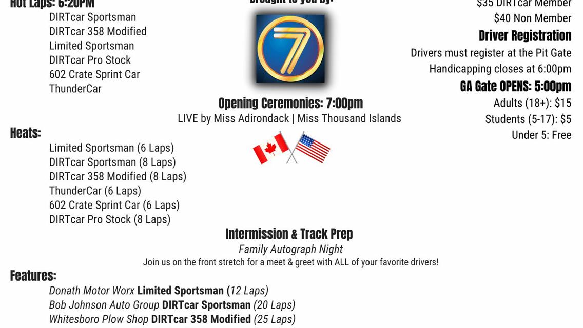 It’s NIGHT OF CHAMPIONS (+ Family Autograph Night) RACE DAY
