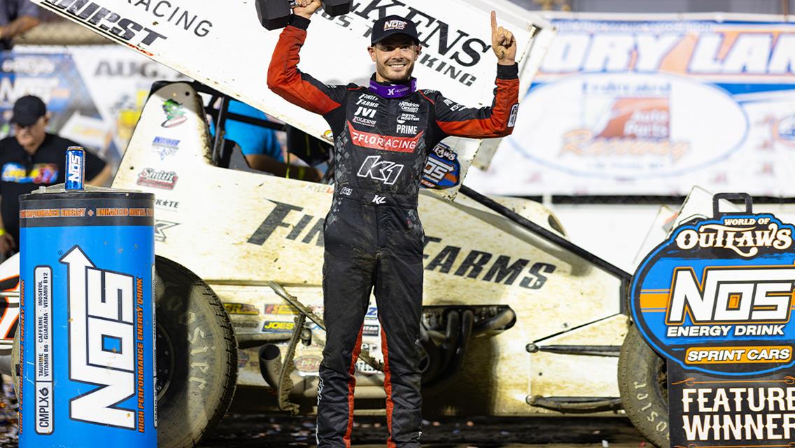 Kyle Larson Drives From 12th for I-55 Weekend Sweep, Third Ironman Title