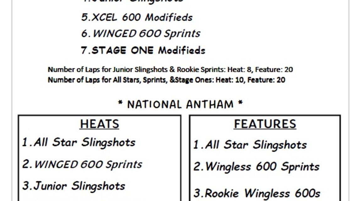 Opening Day 2023: XCEL 600 Modified Tour &amp; Winged 600 Sprints!