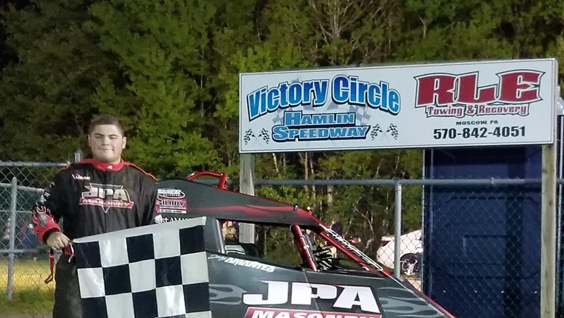 Amantea Guides Backup Car to First Career Micro Sprint Feature Victory