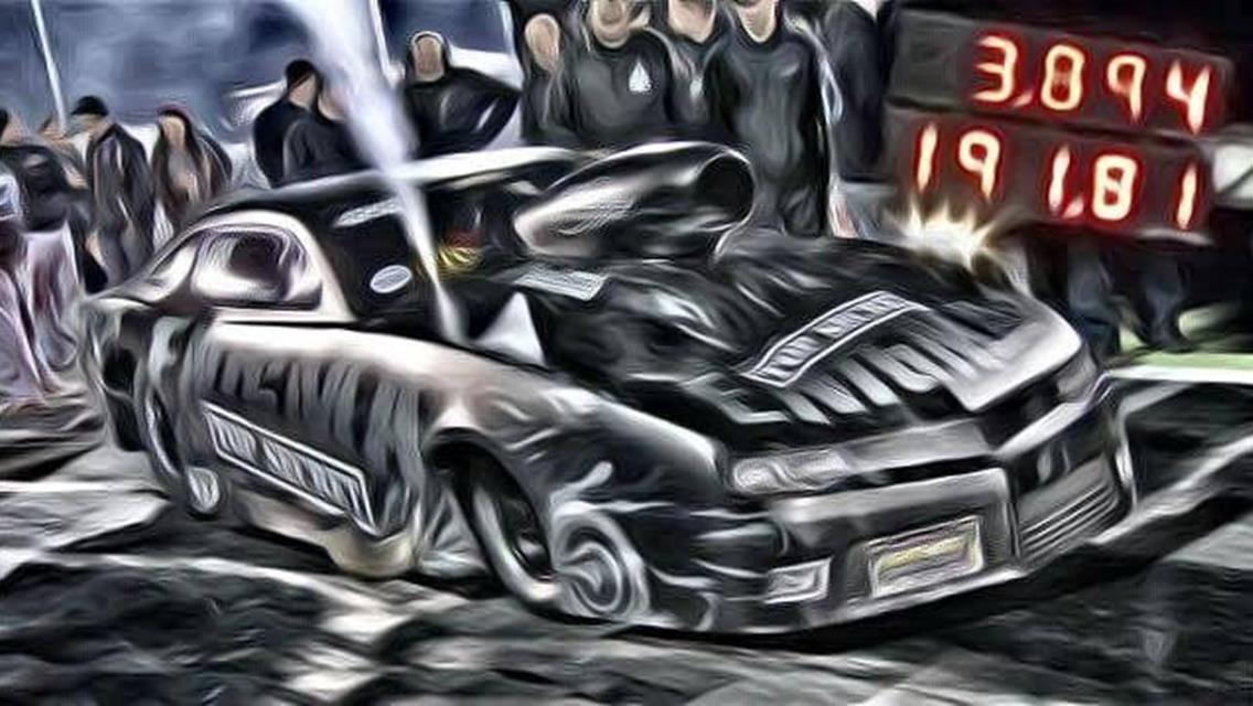 Keith Haney completes first Drag Radial  race as fastest nitrous car in class history