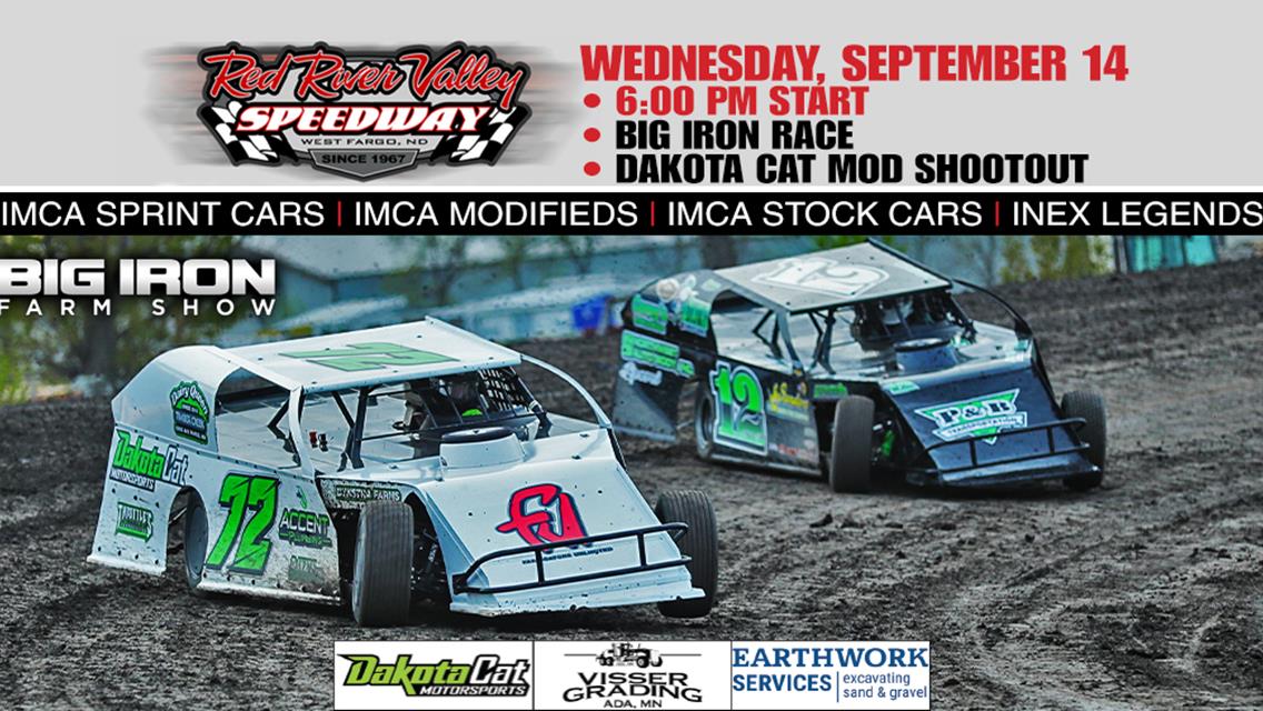 NEXT RACE: Wednesday, September 14 - 6:00 pm start | Big Iron Race | Dakota Cat Mod Shootout