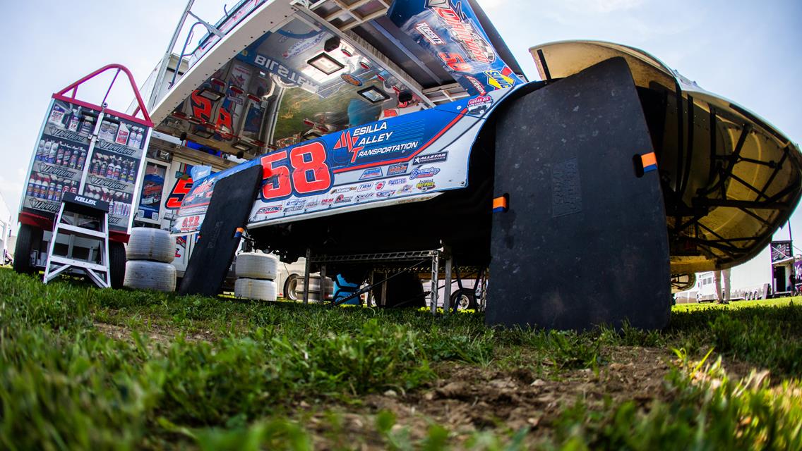 300 Raceway (Farley, IA) – Lucas Oil Late Model Dirt Series – You Call We Haul 50 – May 19th, 2023. (Heath Lawson photo)