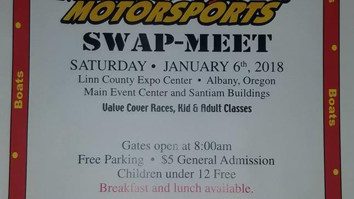 2018 Racing Schedules For Cottage Grove, Sunset, And Willamette To Be Released At Mild To Wild Swap Meet On Saturday January 6th