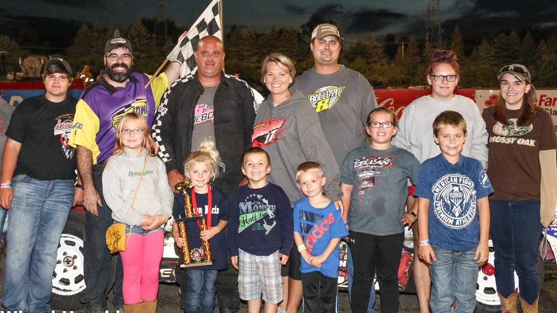 August 11th Results from Murray County Speedway