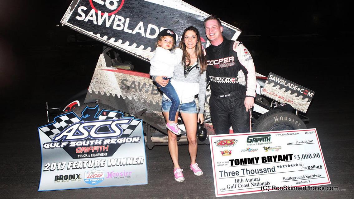 Bryant Uses Late-Race Pass to Score ASCS Gulf South Victory