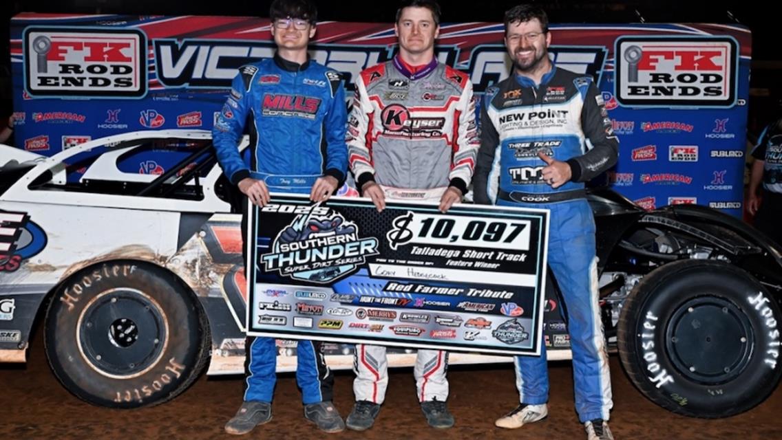 Redemption for Cory Hedgecock in Red Farmer Tribute at Talladega Short Track
