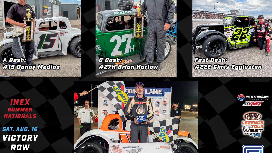 Colorado National Speedway Aug. 16 Winners Circle.