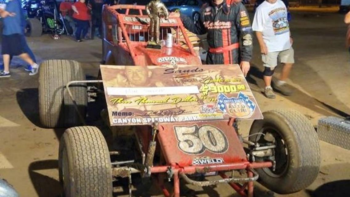 Spencer Wins at Canyon, Regains CRA Sprint Point Lead