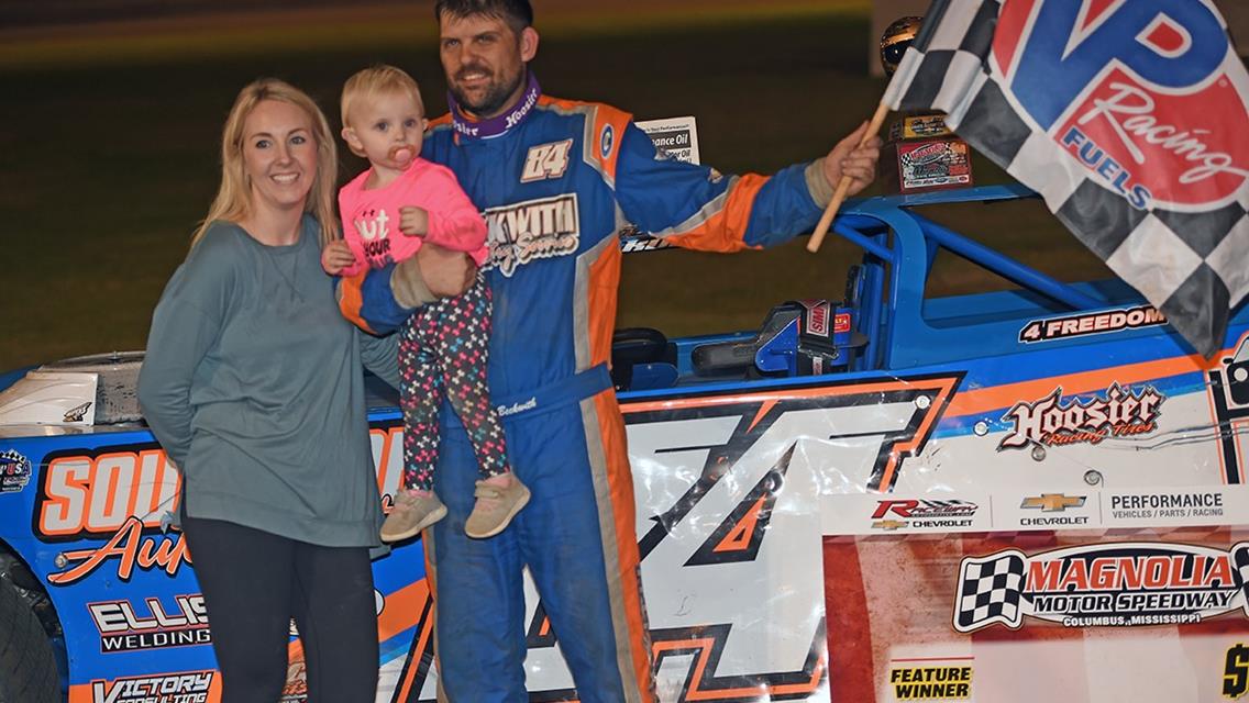 BECKWITH RACES TO FIRST NEWSOME RACEWAY PARTS CRUSA WIN AT THE MAG