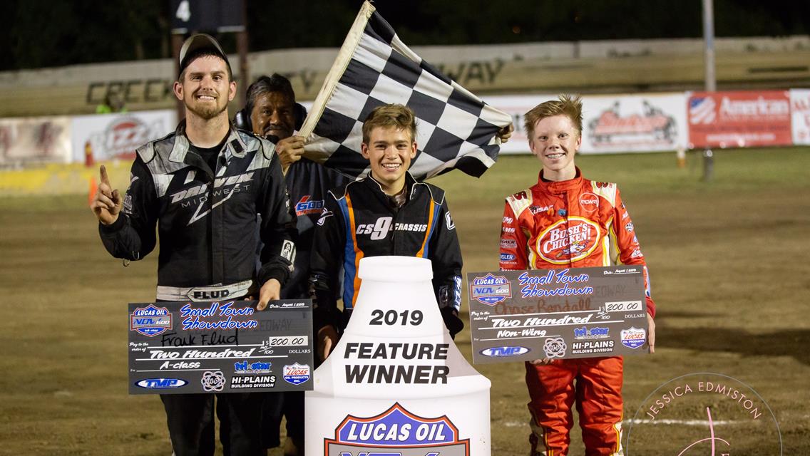 Randall, Flud and Daugherty Produce Lucas Oil NOW600 Series Wins to Open Hi Plains Building Division Small-Town Showdown