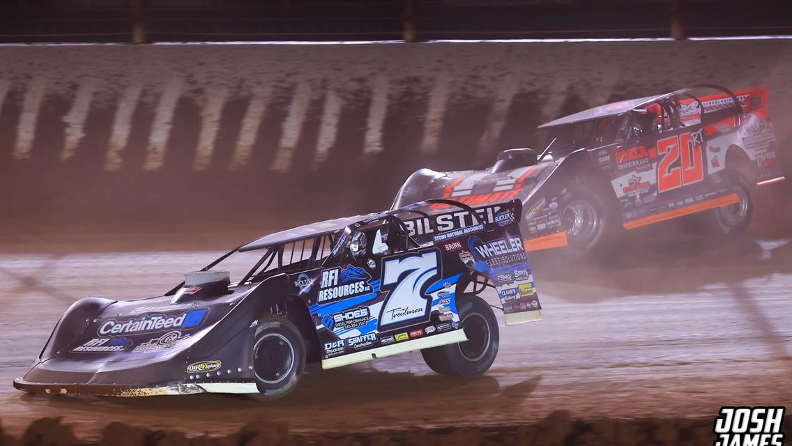 The Dirt Track at Charlotte (Concord, N.C.) – World of Outlaws Case Late Model Series – World Finals – November 6th-9th, 2024. (Josh James Artwork)