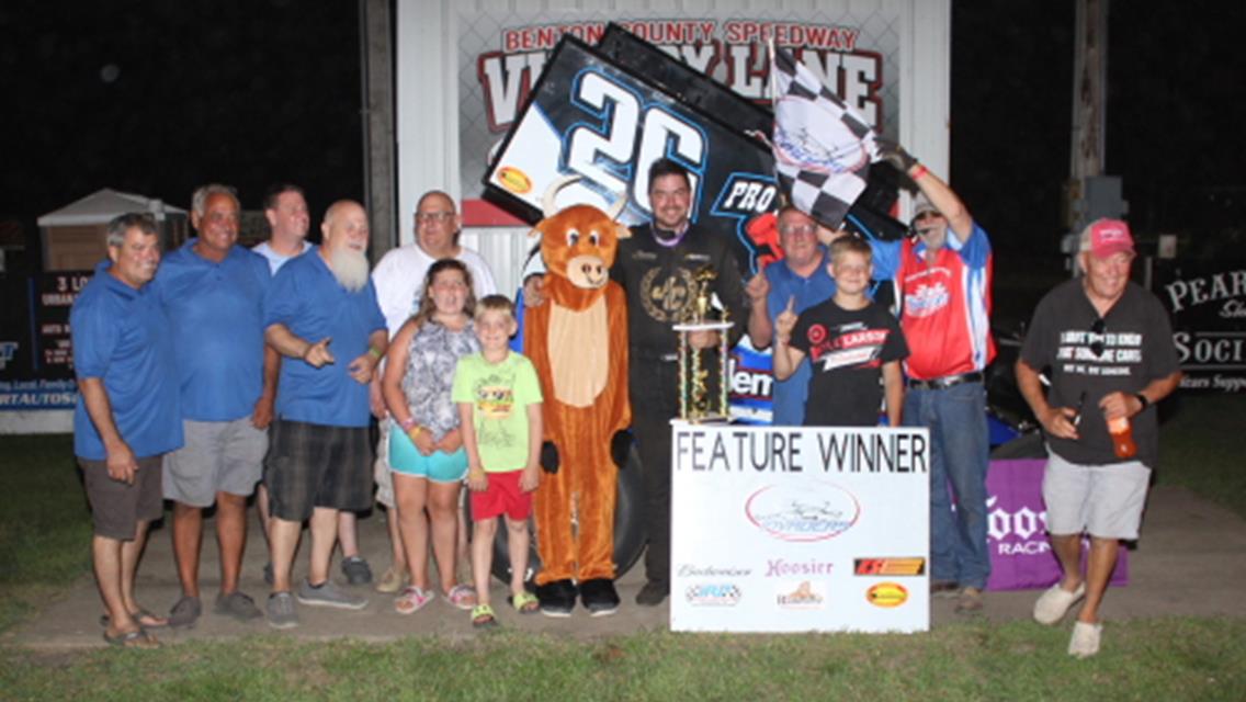 Cornell collects Sprint Invaders checkers, Tharp goes back-to-back at Benton County