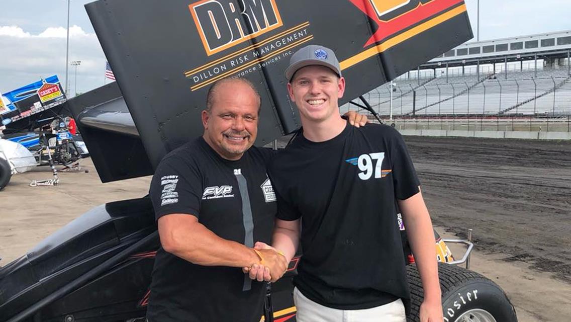 Daniel Nets 12th-Place Result During Debut at Knoxville Raceway