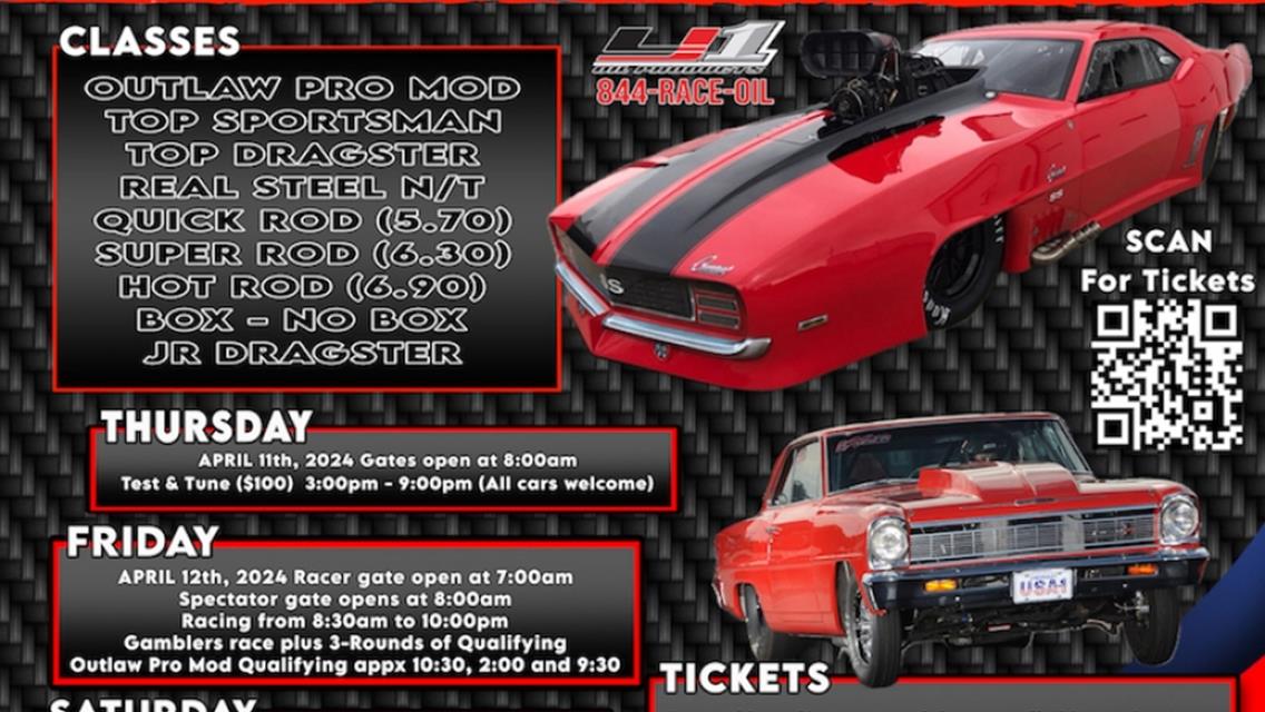 IHRA Hot Rod Classic Debut at Xtreme Raceway Park Just Days Away