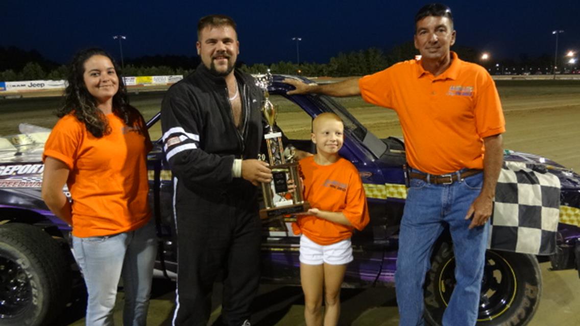 BILLY CROPPER MAKES IT THREE IN A ROW IN SUPER TRUCKS