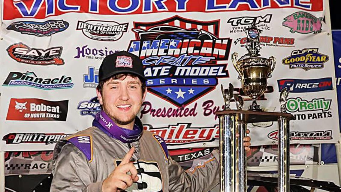 Begnaud Wins American Crate Late Model Series Feature at Kennedale!