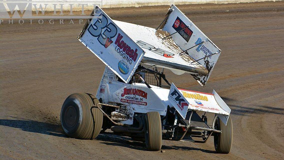 Van Dam Starts Strong Before Wild Wreck at Cottage Grove Opener