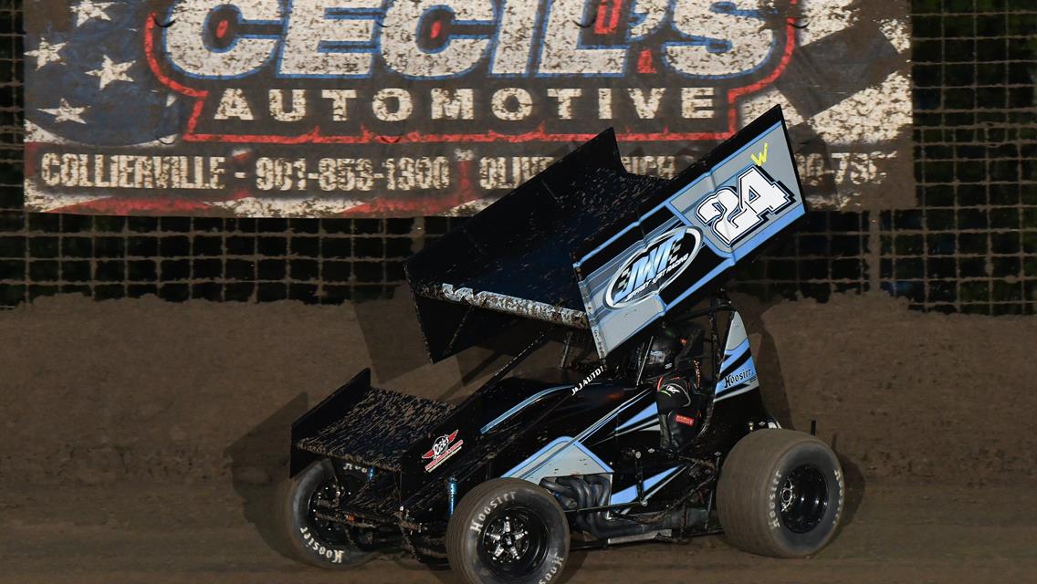 West Jr. Soaks Up First Laps on Biggest Track He’s Competed at in Sprint Car