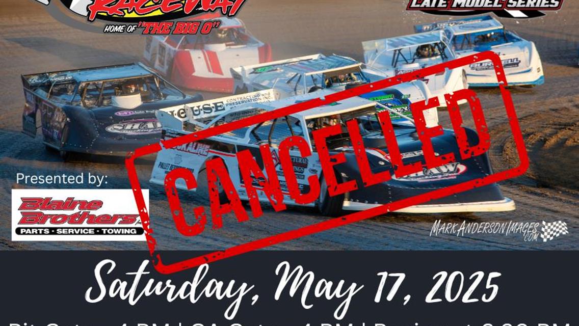 May 17, 2025 Races Cancelled