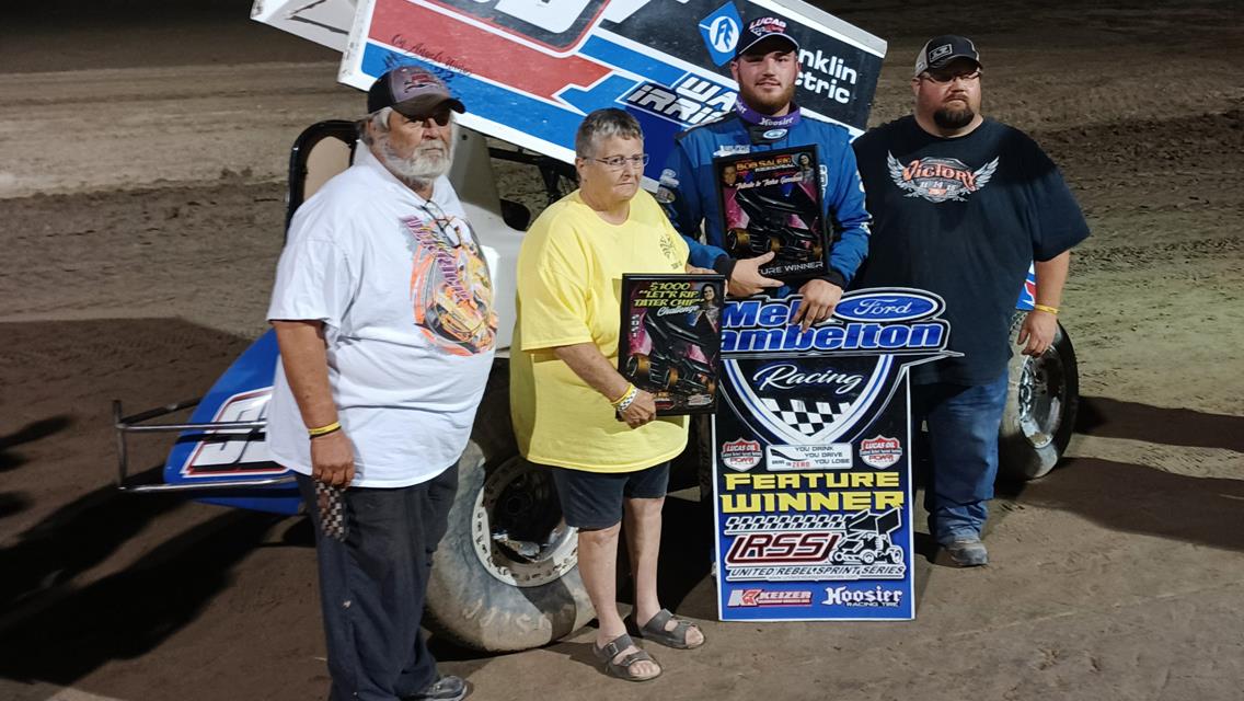 Koby Walters Wins United Rebel Sprint Series Bob Salem Memorial Finale with Last Lap Pass