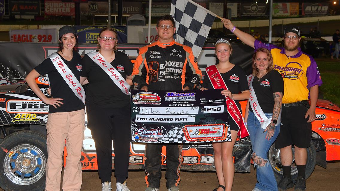 Schouten, Pike, Homan, Richards &amp; Andersen claim Glory on July 12th at Eagle Raceway