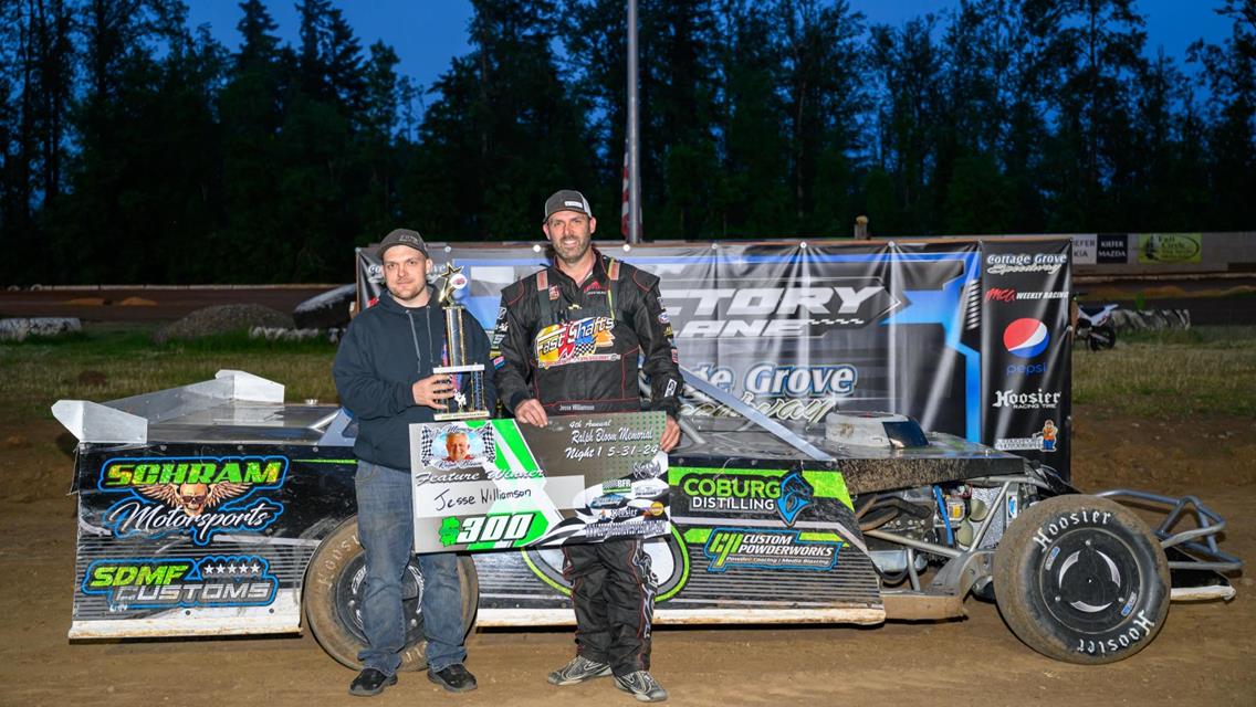 Jesse Williamson Earns Breakthrough Win At Ralph Bloom Memorial Preliminary Night; Melissa Bryant Also Victorious