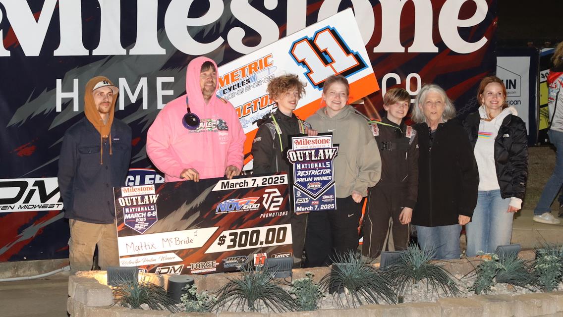 Mattix McBride Masters NOW600 Restricted Money Series Opener at Port City Raceway!