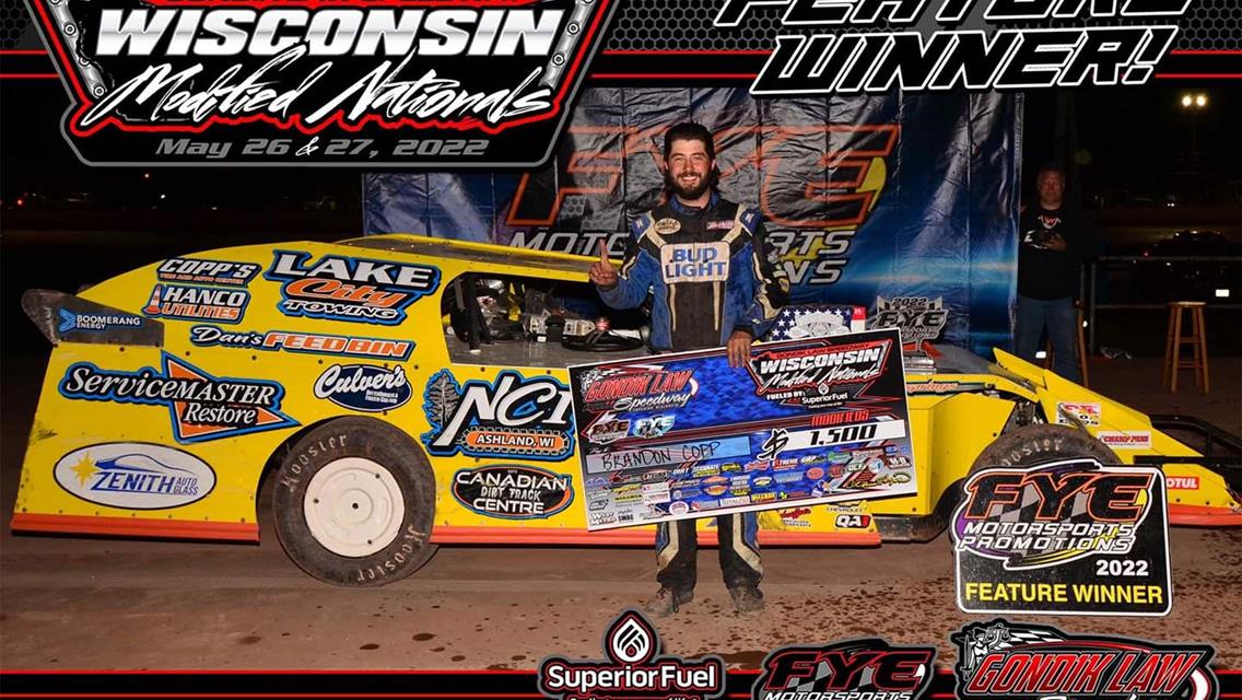 Copp, Sabraski, Benson, Jorgensen, &amp; Johnston Score Wisconsin Mod Nationals Wins