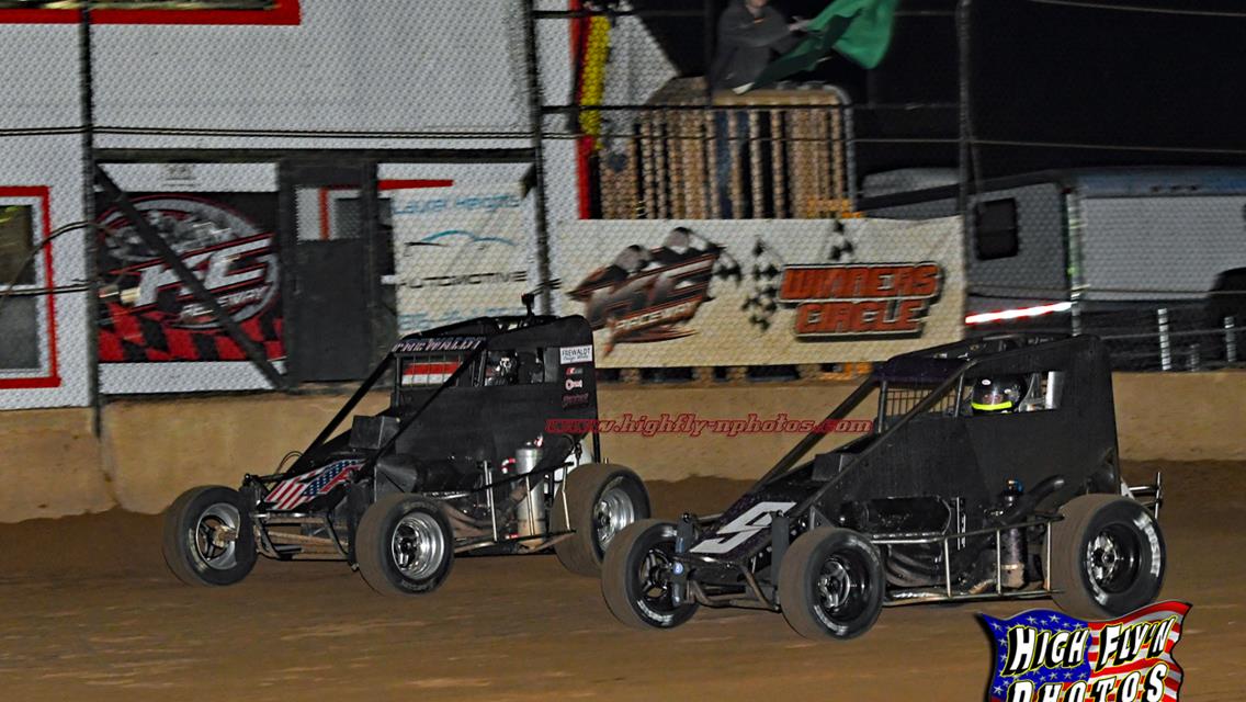 Pate doubles up, Frewalst tops Midgets at KC Raceway