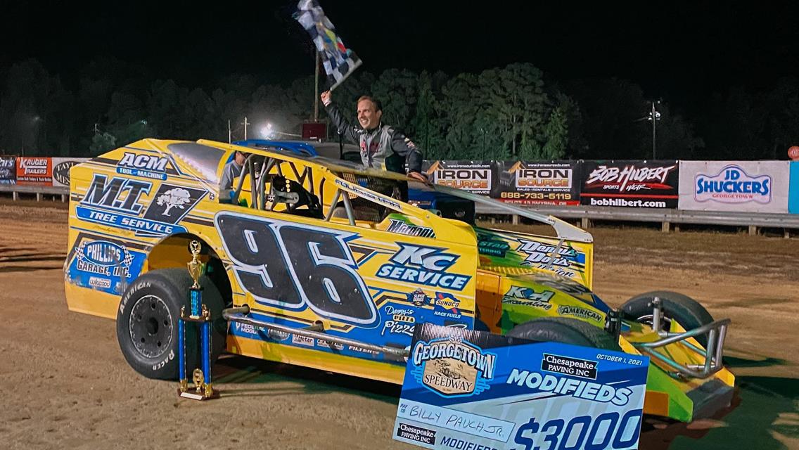 Four in a Row: Pauch Jr. Tops Georgetown Modified Event from 10th Starting Position