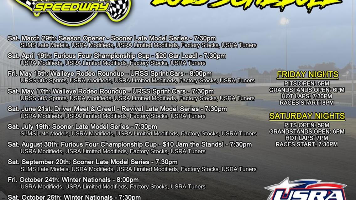 Longdale Speedway Releases 2025 Schedule!