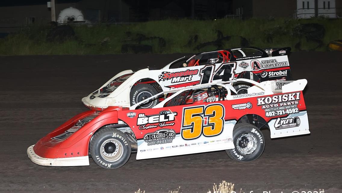 Adams County Speedway (Corning, IA) – Malvern Bank West Series – Gail &amp; Karen Hampel Memorial – June 28th, 2025. (Mike Ruefer Photo)
