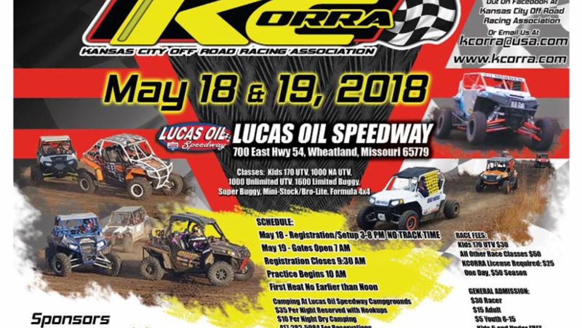 Kansas City Off Road Racing Association visits Lucas Oil Speedway this Saturday