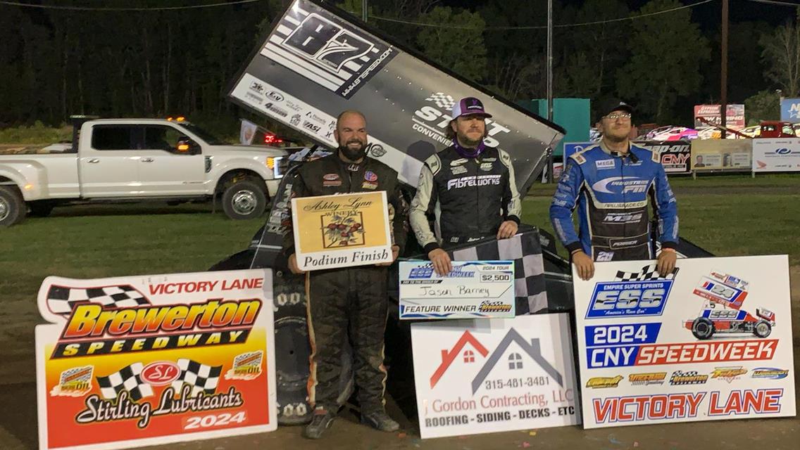 Barney Leads Flag to Flag for CNY Speedweek Win at Brewerton