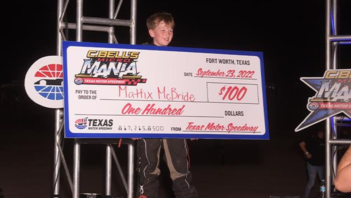 Mattix McBride Masters POWRi Jr. Sprints in C.Bell’s Micro Mania Prelim Night Two