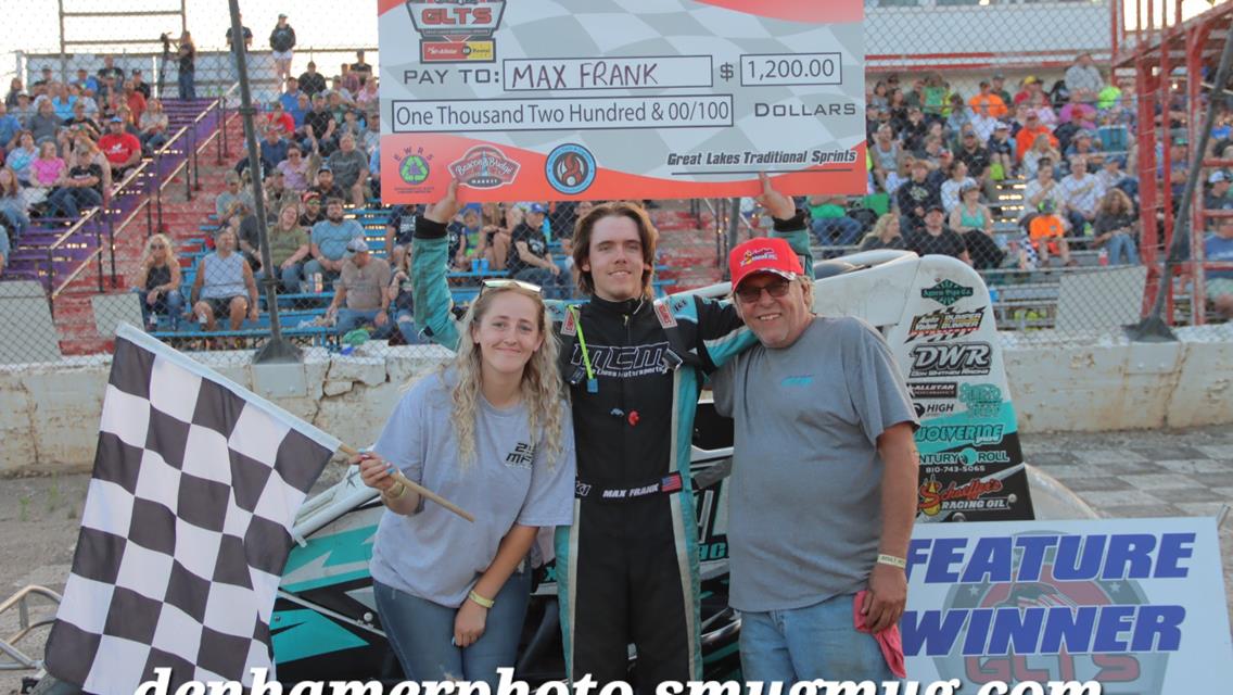 MAX FRANK SECURES THE WIN AT TRI-CITY