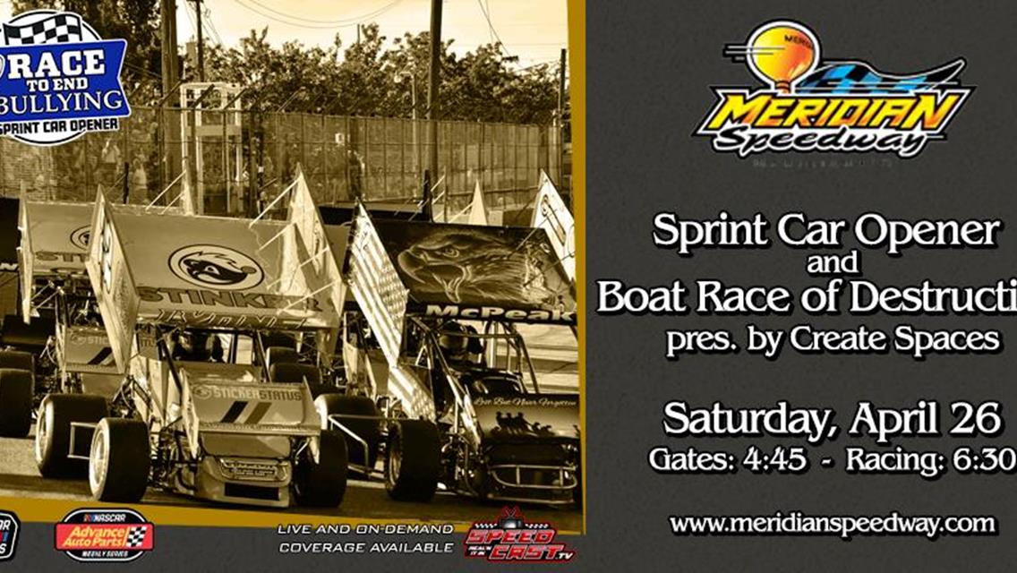 Winged Sprint Cars and a Boat Race of Destruction On Tap Saturday Night