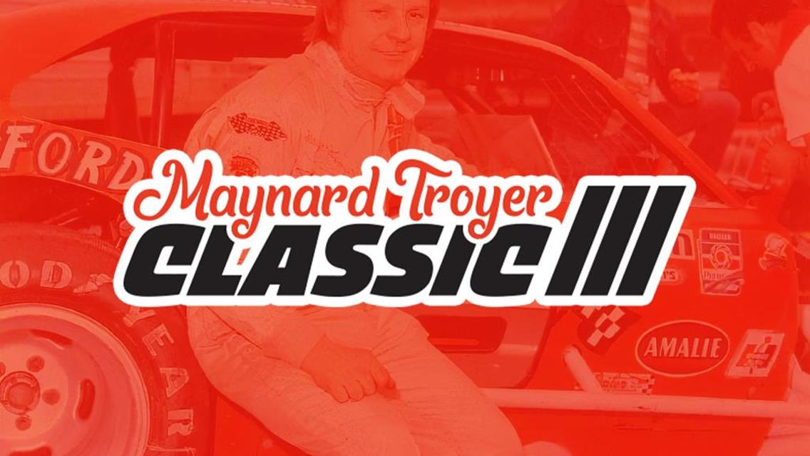 THE F/A PRODUCTS MAYNARD TROYER CLASSIC III SET FOR ONE BIG NIGHT FOR THE ROC MODIFIED SERIES ON SEPTEMBER 2ND, 2022 AT SPENCER SPEEDWAY!